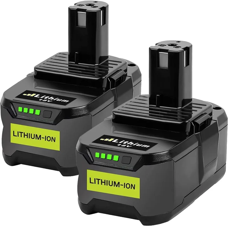 2X 18V 5,5Ah/5500mAh ersättningsbatteri för Ryobi-batteri ONE+