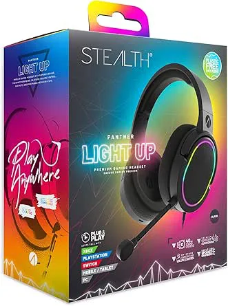 STEALTH PANTHER RGB LED-spelheadset