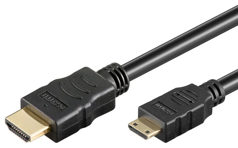 Thin Mini HDMI till HDMI Kabel 5M