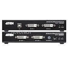 USB DVI Dual View HDBaseT™ 2.0 KVM-extender (1920 x 1200 @100 m)