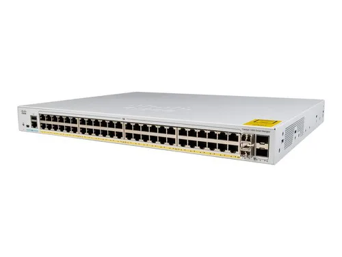 Cisco Catalyst C1000-48P-4X-L nätverksswitchar hanterad L2 Gigabit