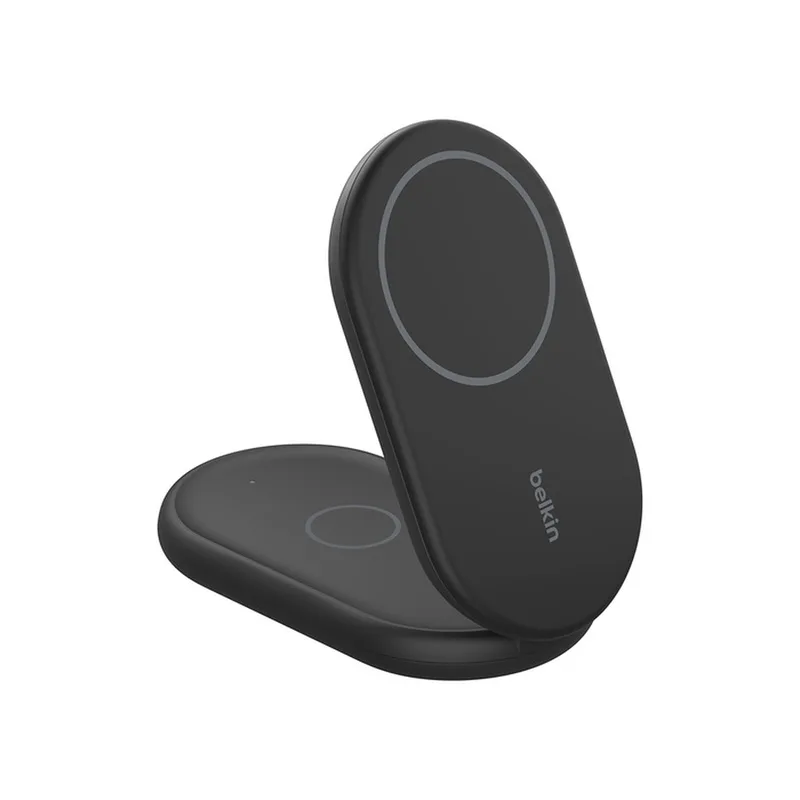 Belkin BoostCharge 2-i-1 magnetisk hopfällbar Qi2-laddare 15 W