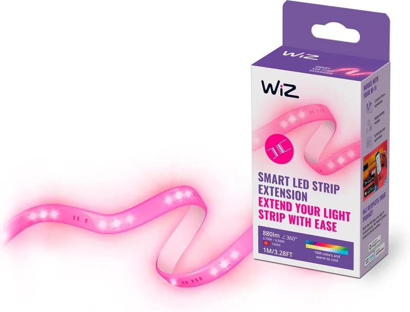 WiZ Wi-Fi RGB LED Strip 1M Förlängning