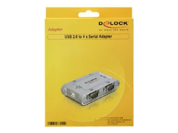 Delock USB 2.0 to 4 port serial HUB