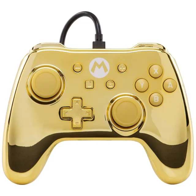 PowerA Nintendo Switch kontroll Gold Mario edition